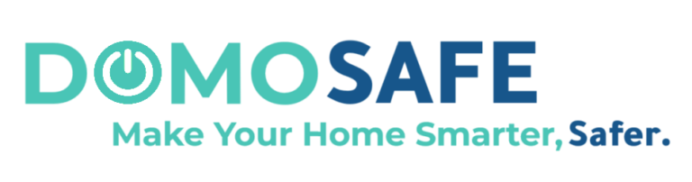 Slogan DomoSafe : Make your home smarter, safer. Automatisation et sécurité pour maisons et bâtiments.